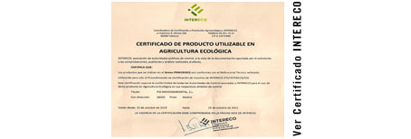 Certificado INTERECO