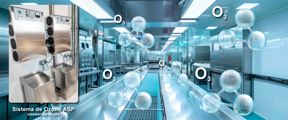 Desinfeccion con ozono en industrias alimentarias